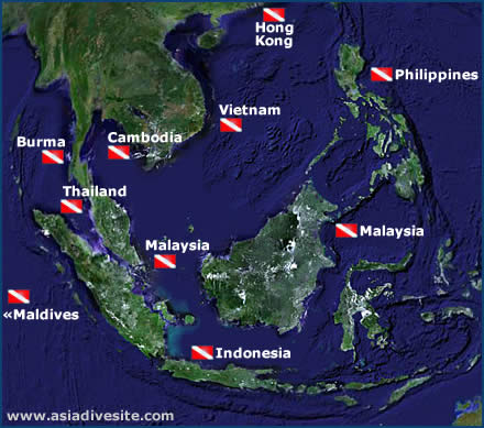 Asia Dive Sites